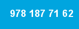 978 187 71 62 978 187 71 62